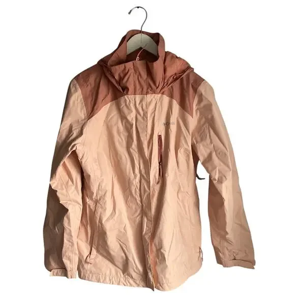 Columbia Winter Ski Jacket Coat Omni Tech Waterproof Breathable Hooded Women's L - Picture 1 of 5